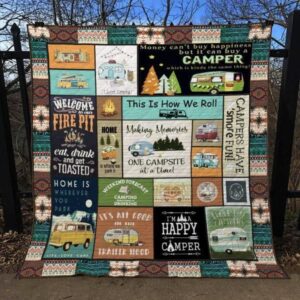 Camping Quilt Blanket Ver 9  Quilt